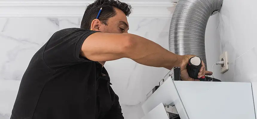 Precision In-wall Dryer Vent Cleaning & Rerouting Corrections in The Crossings, FL